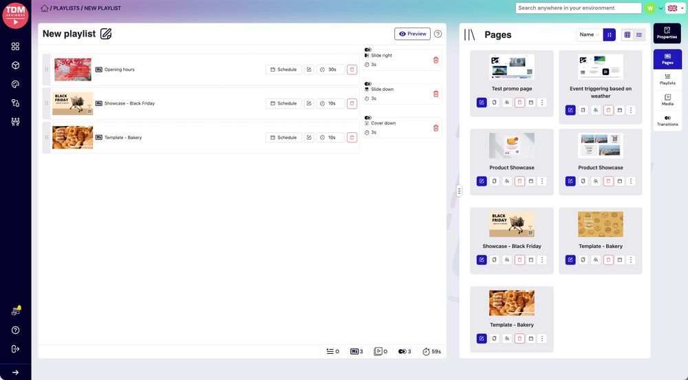 Organize content with playlists and automate updates
