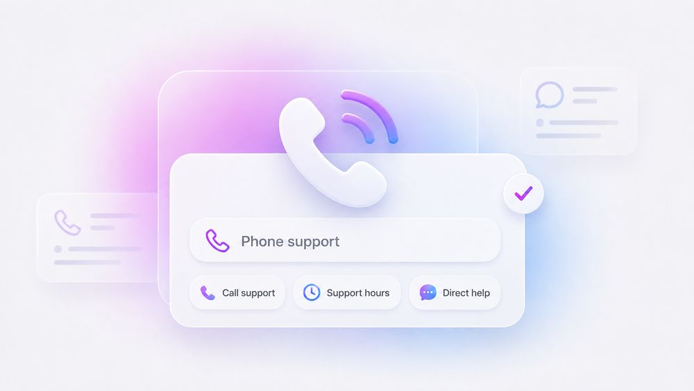 phone support