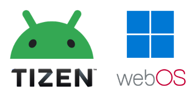 tdm signage native integration with android, webos, windows and tizen